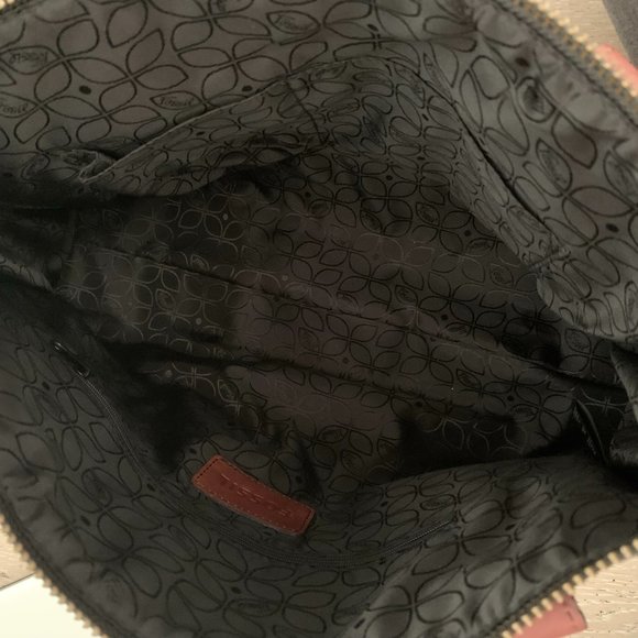Fossil Vintage Re-issue Leather Brown large tote bag - Picture 9 of 12